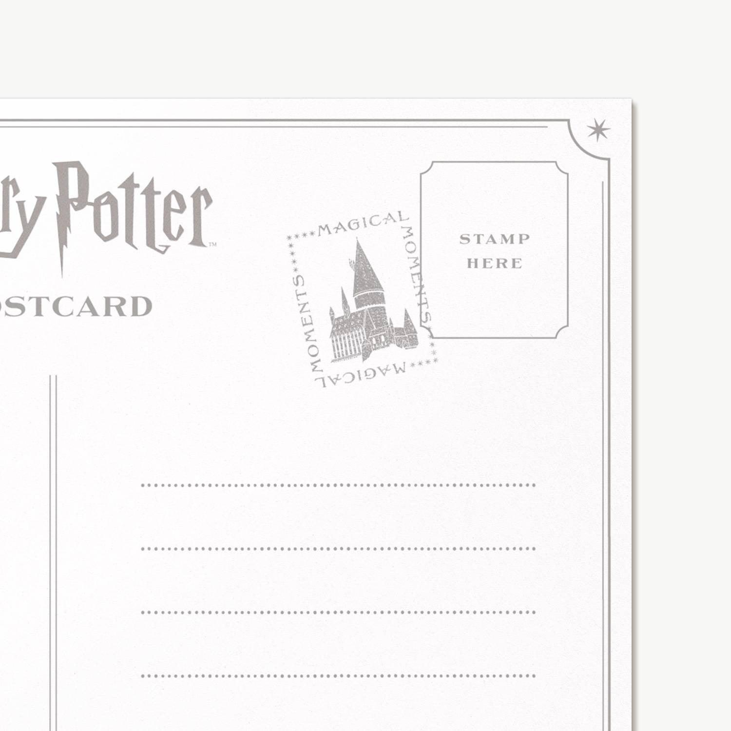 Carte postale Harry Potter par MinaLima - Accio Éclair de Feu - La Muchette