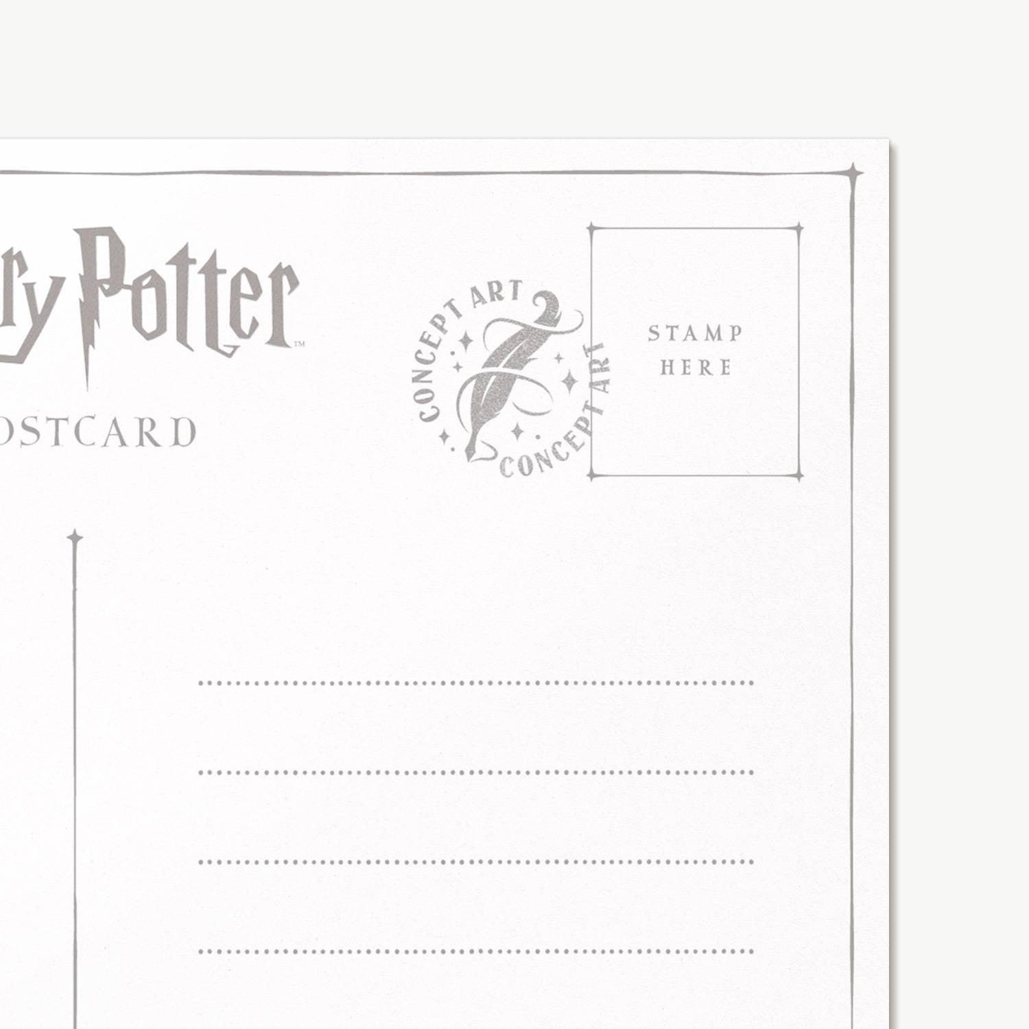 Carte postale Harry Potter par MinaLima - Collier Xenophilius Lovegood - La Muchette