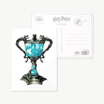 Carte postale Harry Potter par MinaLima - La Coupe des Trois Sorciers - La Muchette