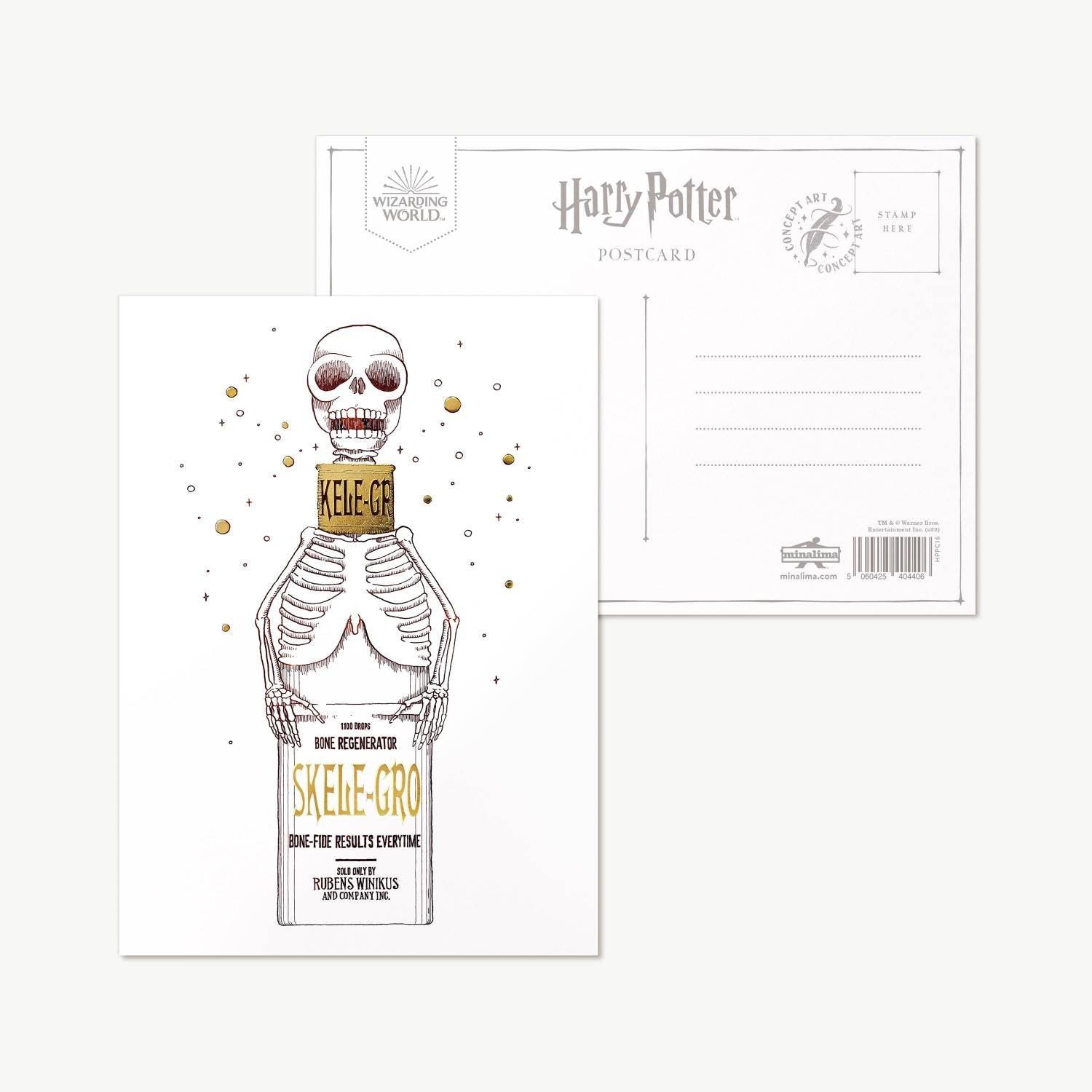 Carte postale Harry Potter par MinaLima - Skele Gro - La Muchette