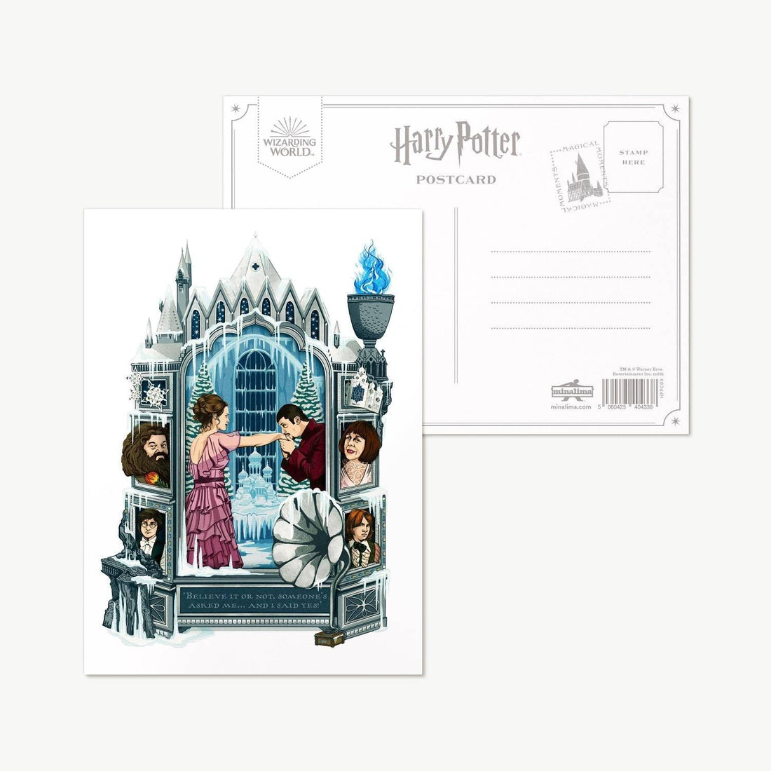 Carte postale Harry Potter par MinaLima - Yule Ball - La Muchette