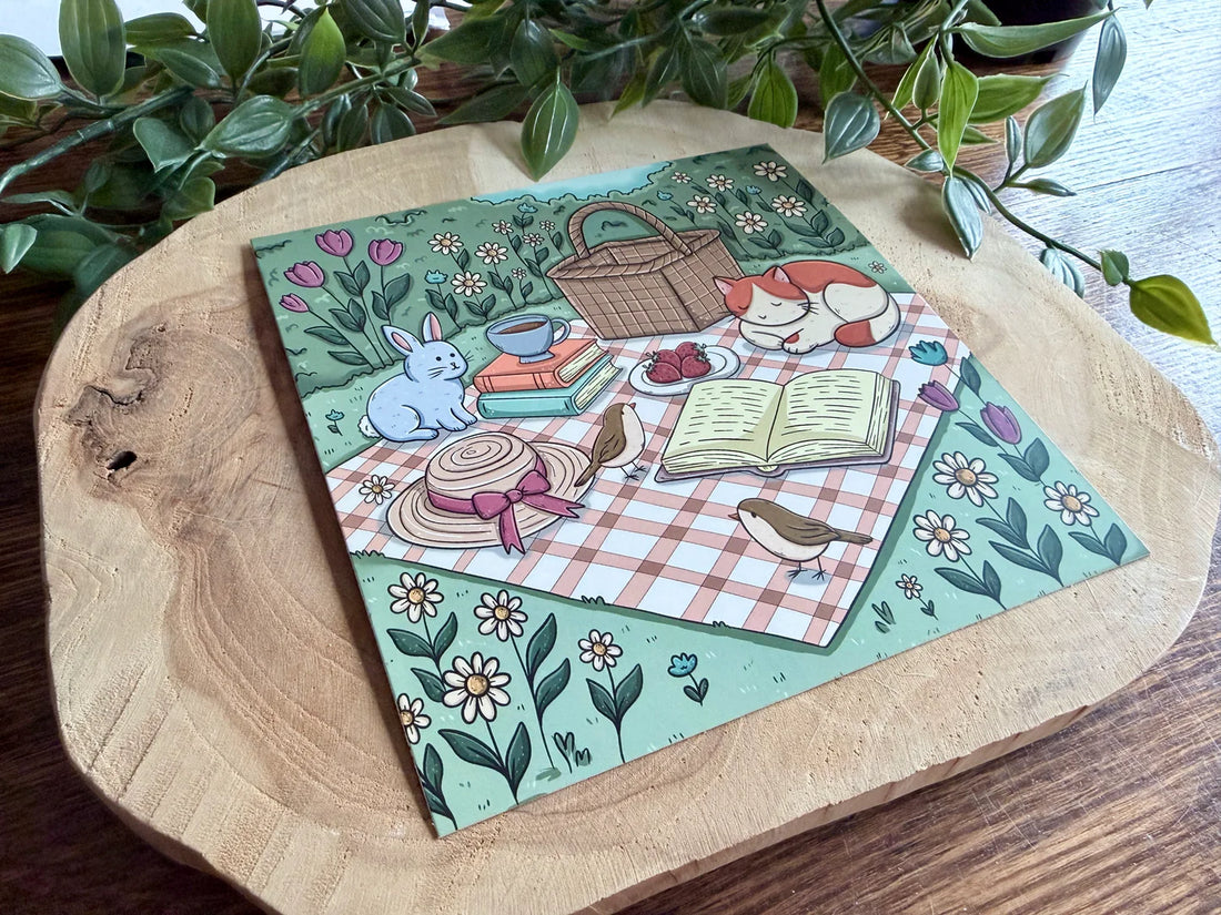 Carte postale - Pique-nique