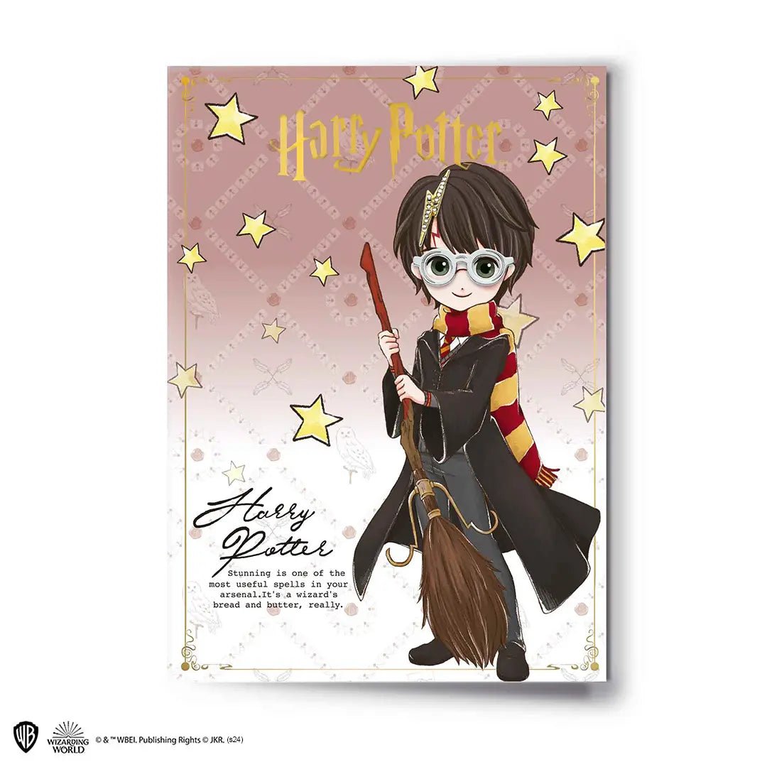 Carte de voeux Harry avec Pin's - La Muchette