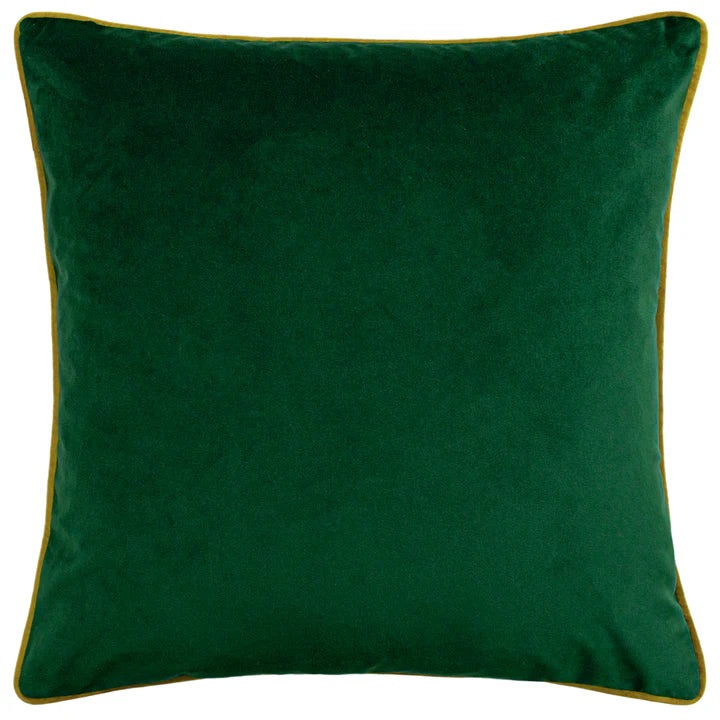 Housse de coussin en velours - Cerf doré