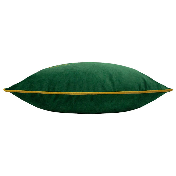 Housse de coussin en velours - Cerf doré