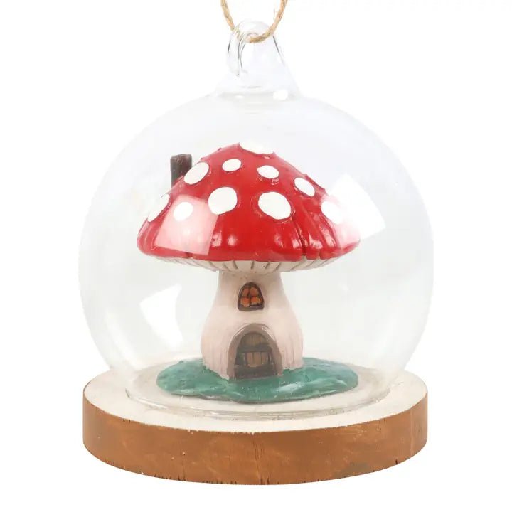 Boule en verre - champignon - La Muchette