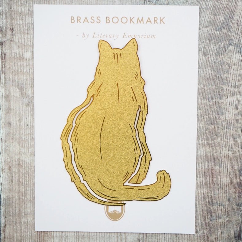 Marque - page doré - Chat - La Muchette