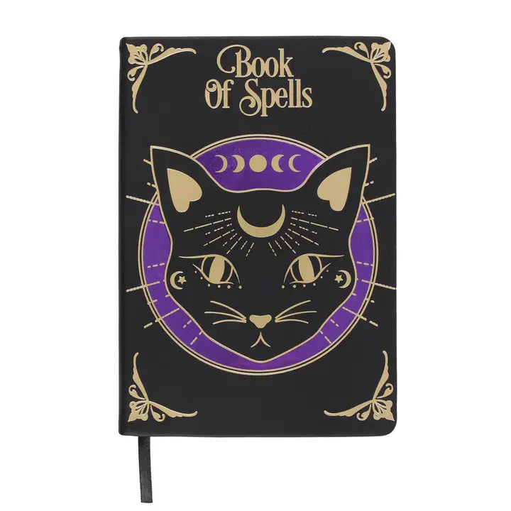 Carnet De Notes A5 - Chat noir mystique