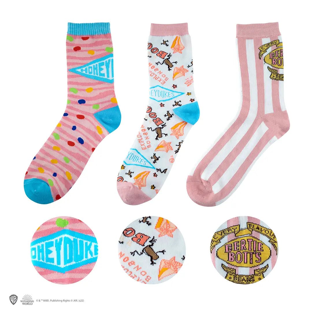 Lot 3 paires de chaussettes Honeydukes - La Muchette