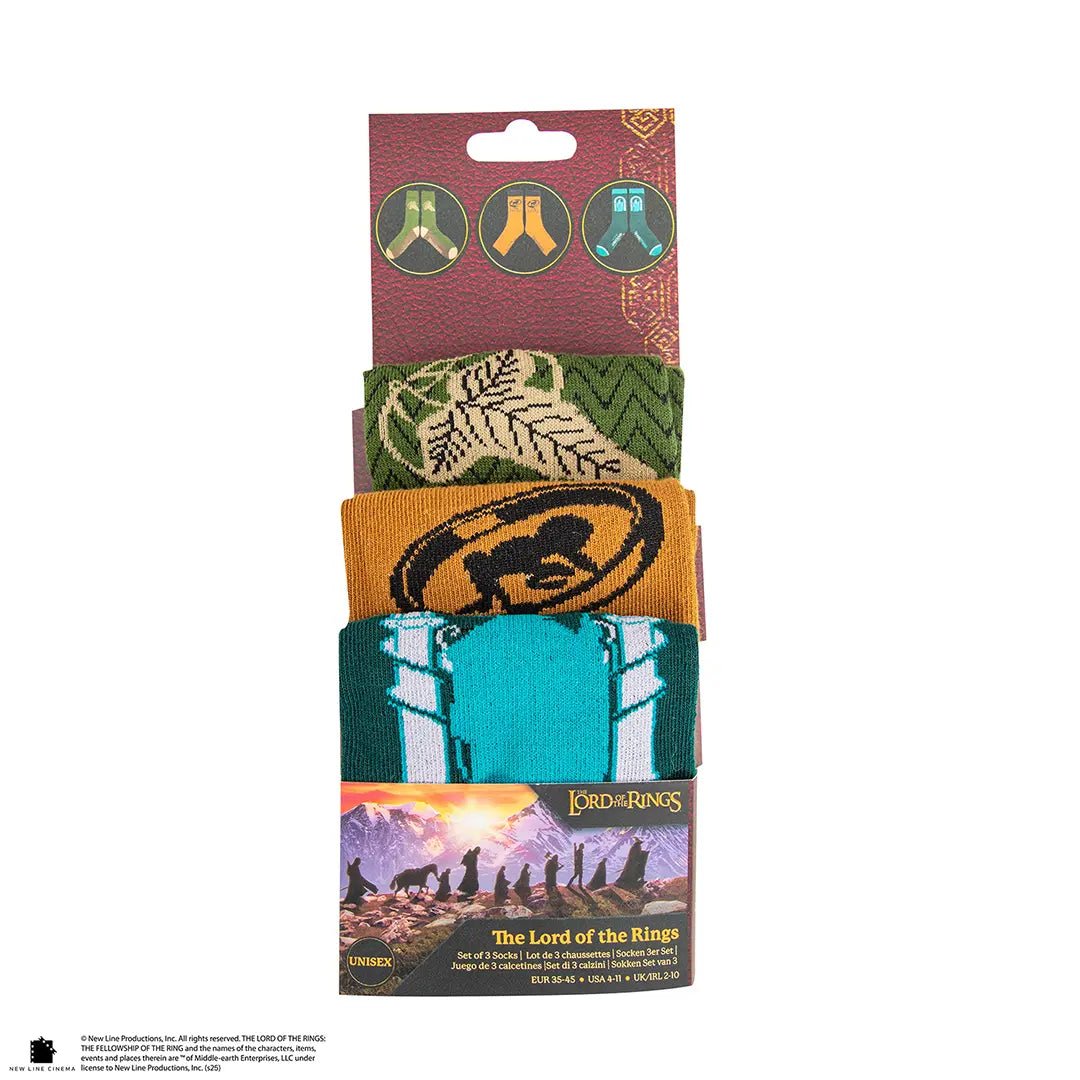 Lots 3 paires de chaussettes - Le Seigneur des Anneaux - La Muchette