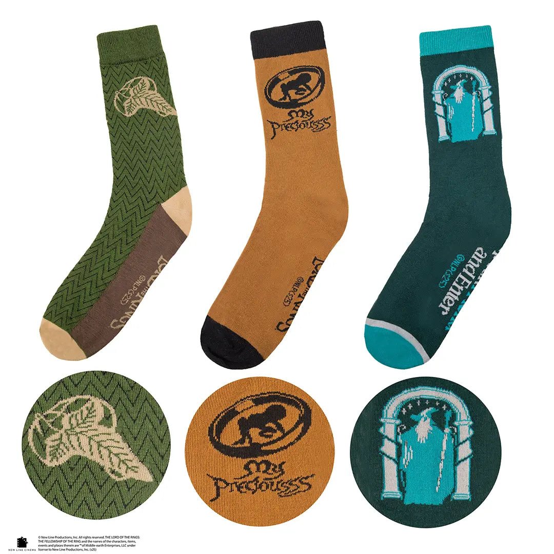 Lots 3 paires de chaussettes - Le Seigneur des Anneaux - La Muchette