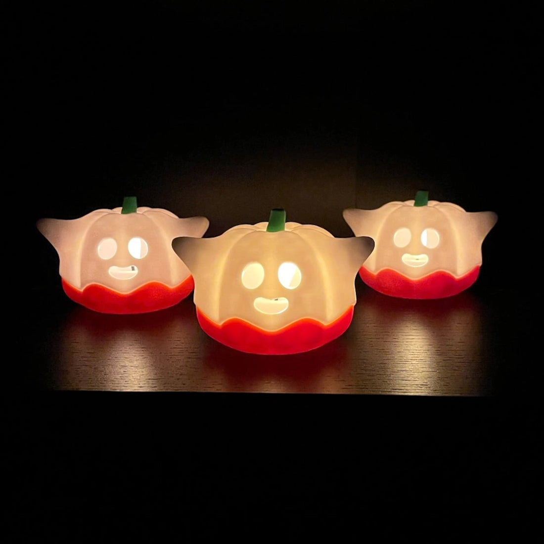 Citrouille fantôme LED