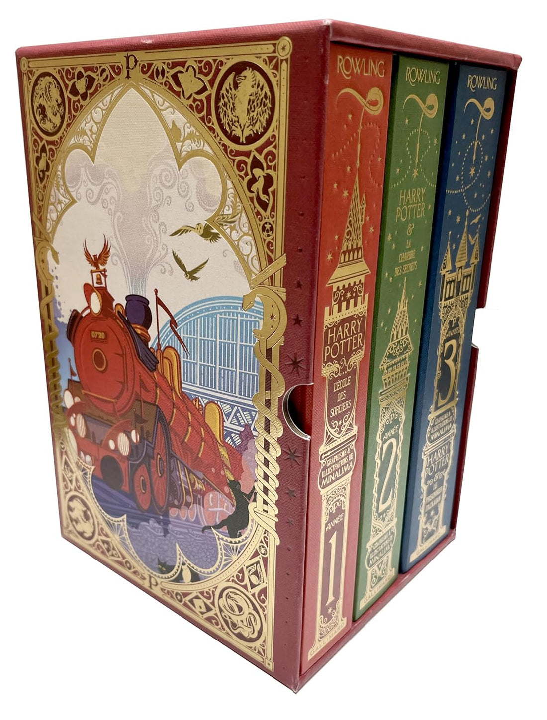 Coffret MinaLima - Livres Harry Potter 1 à 3