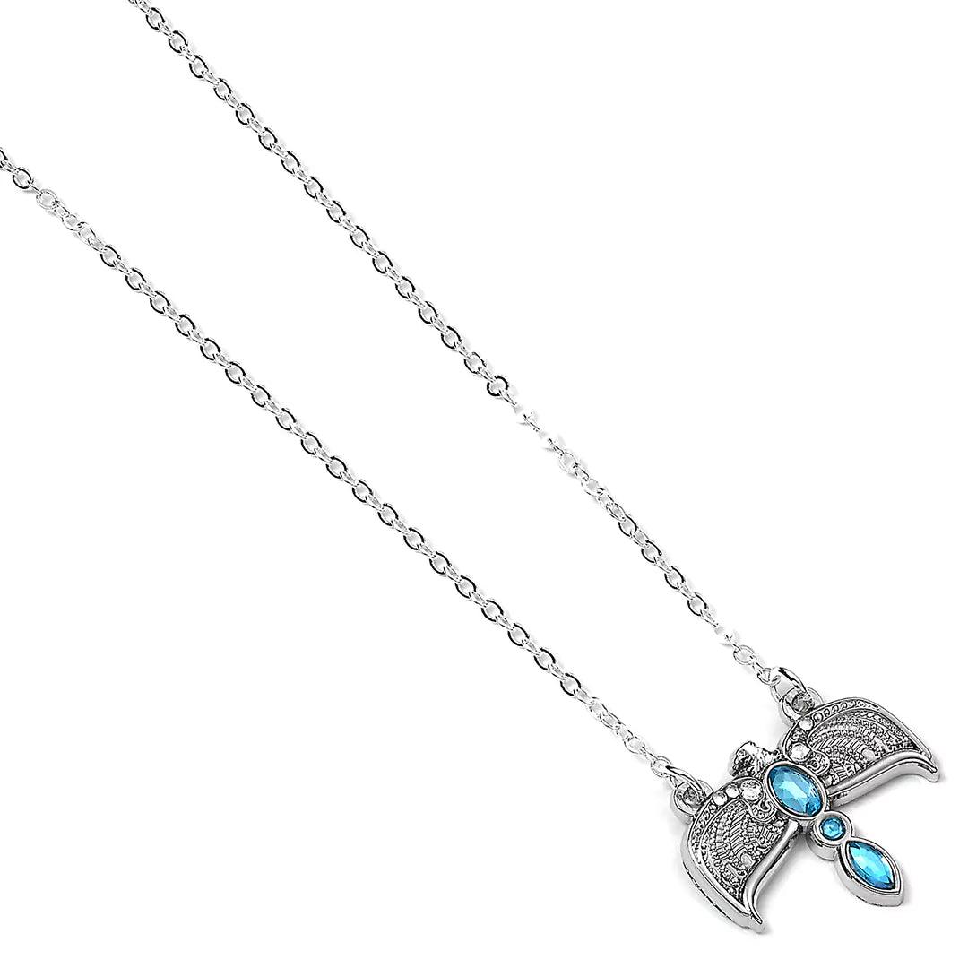 Collier diadème de Serdaigle - plaqué argent - La Muchette
