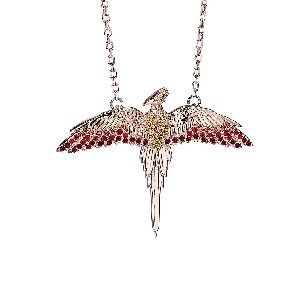 Collier Fumseck argent 925ème plaqué or rose avec cristaux - La Muchette