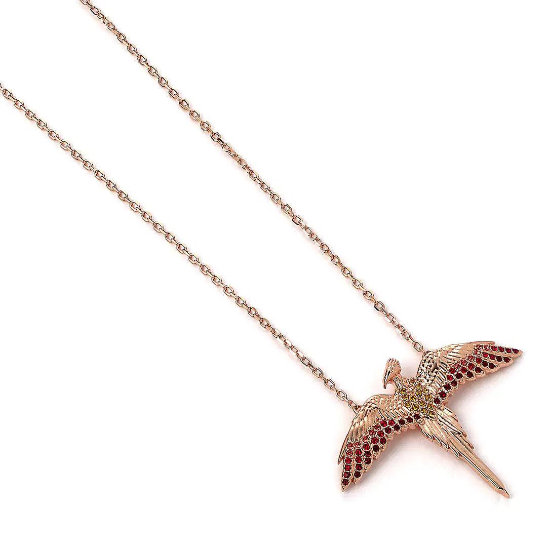 Collier Fumseck argent 925ème plaqué or rose avec cristaux - La Muchette
