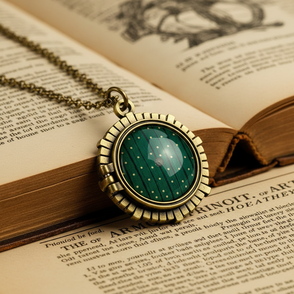 Collier Porte de Hobbit - Vue artistique et détaillée