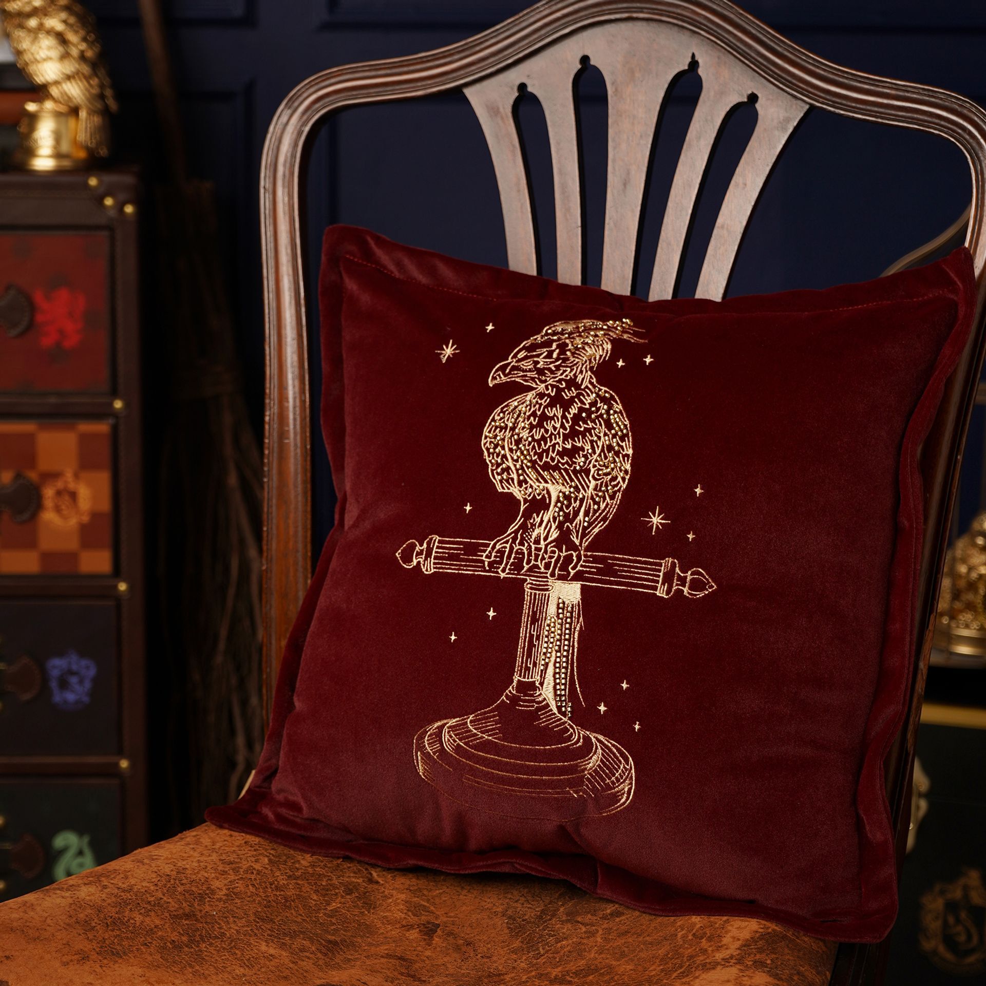 Coussin en velours - Fumseck