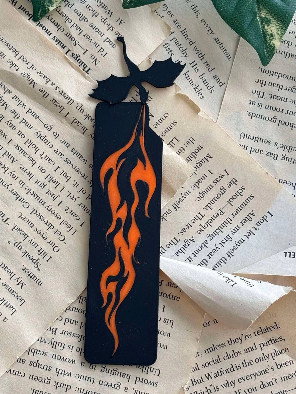 Dragon Avec Marque - Page Flamme - La Muchette