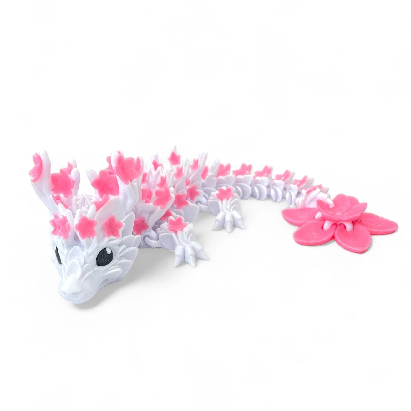 Grand Dragon Articulé - Fleurs de Cerisier