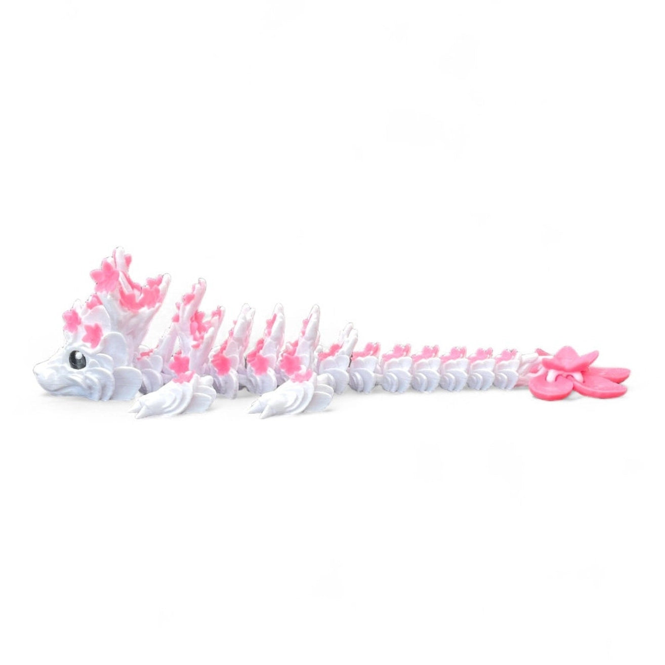 Grand Dragon Articulé - Fleurs de Cerisier