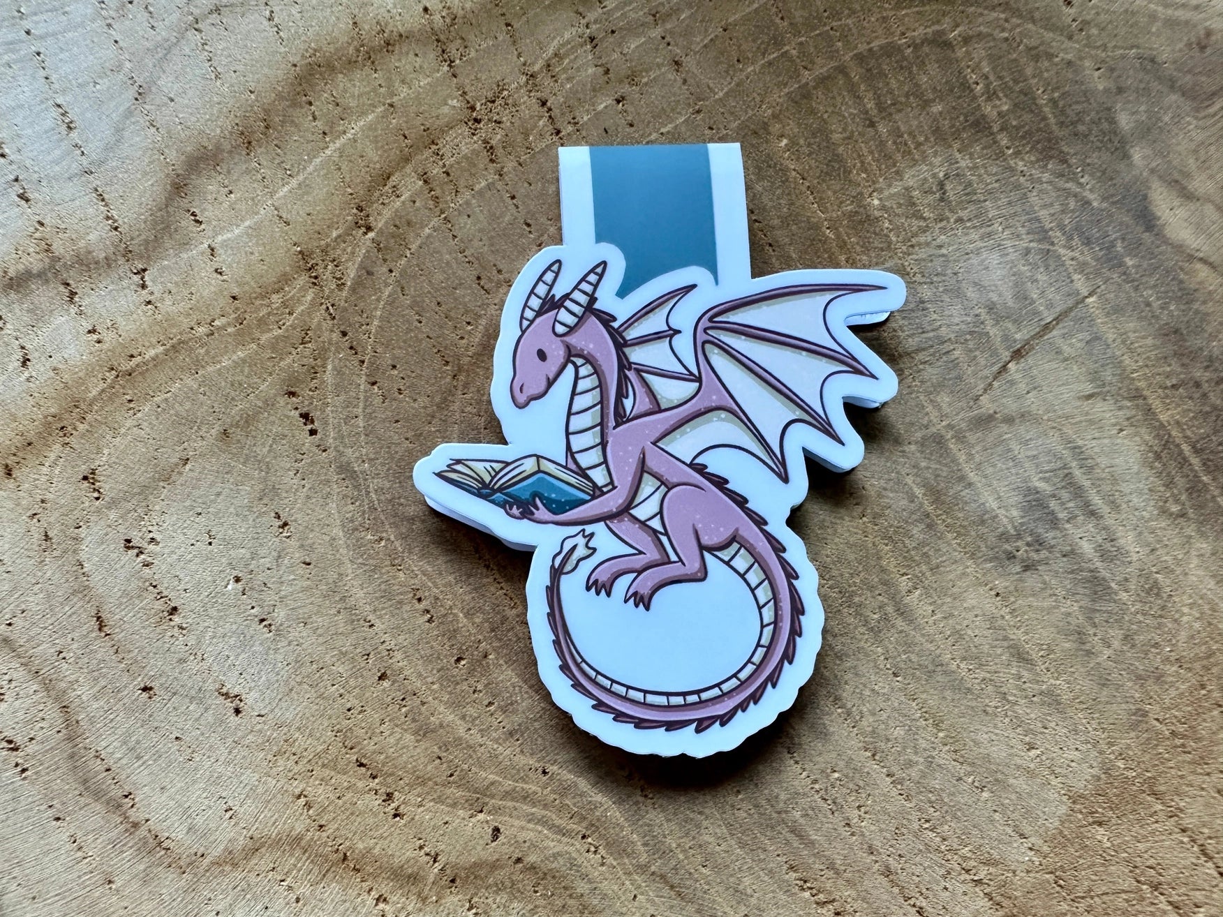 Marque - Page Magnétique Dragon Rose - La Muchette