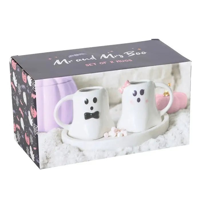 Duo de tasses fantômes Mr et Mme Boo - La Muchette