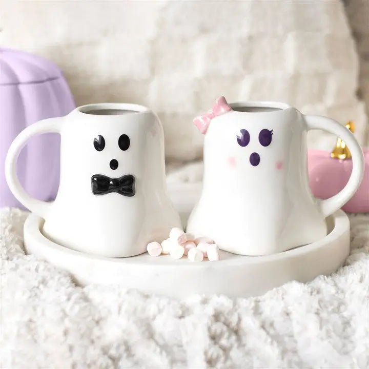 Duo de tasses fantômes Mr et Mme Boo - La Muchette