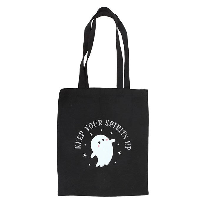 Tote Bag Fantôme "Keep Your Spirits Up" - La Muchette
