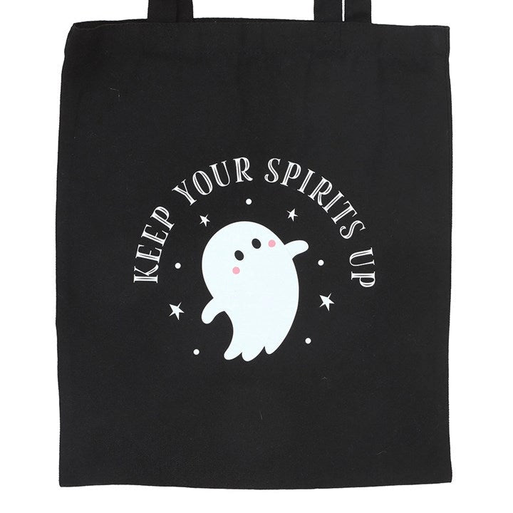 Tote Bag Fantôme "Keep Your Spirits Up" - La Muchette