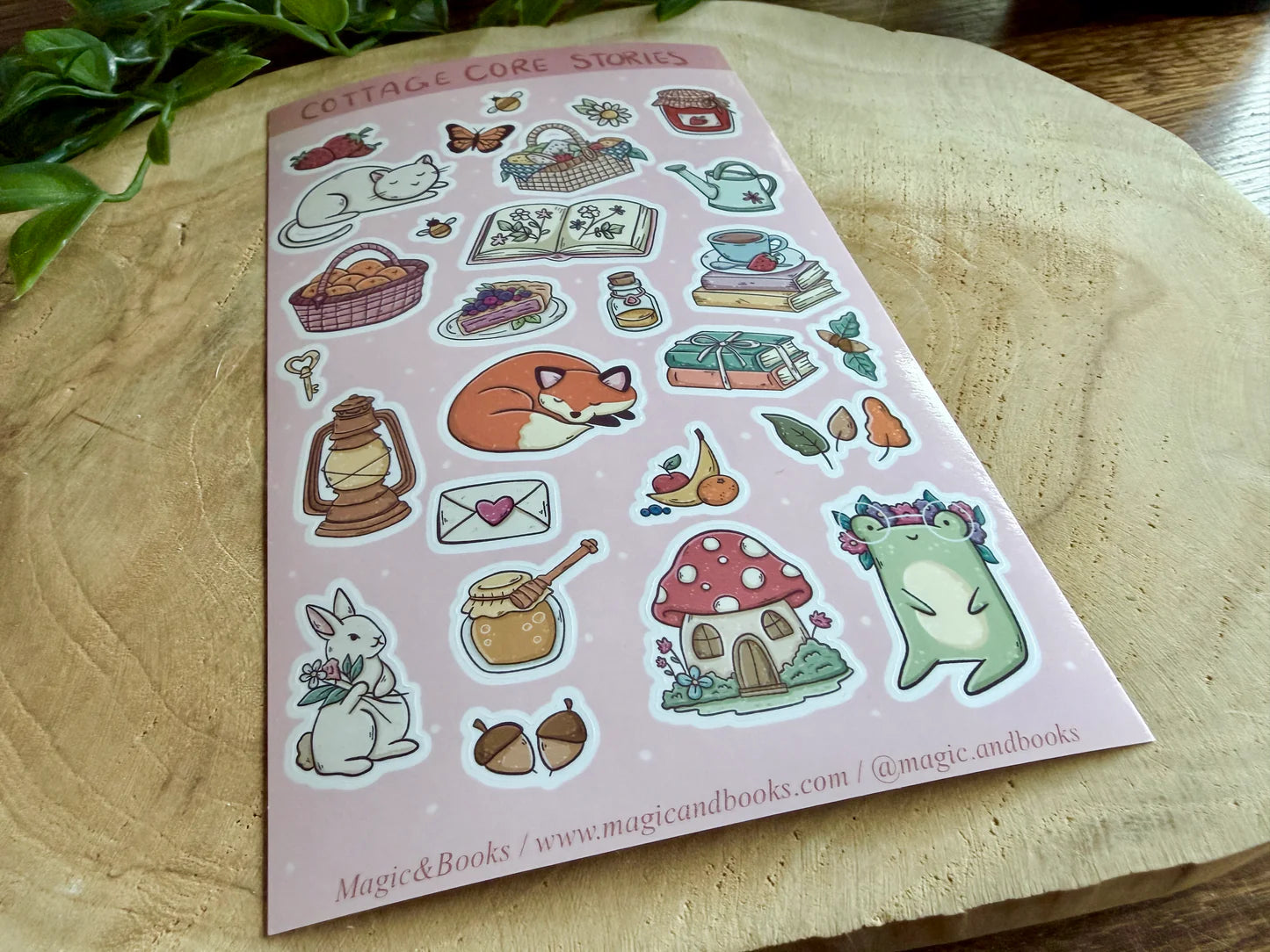 Feuille de Stickers - Cottage