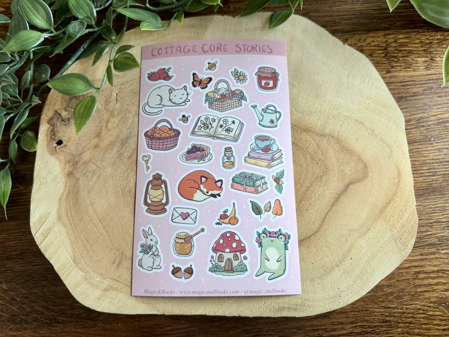 Feuille de Stickers - Cottage