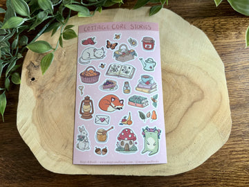 Feuille de Stickers - Cottage