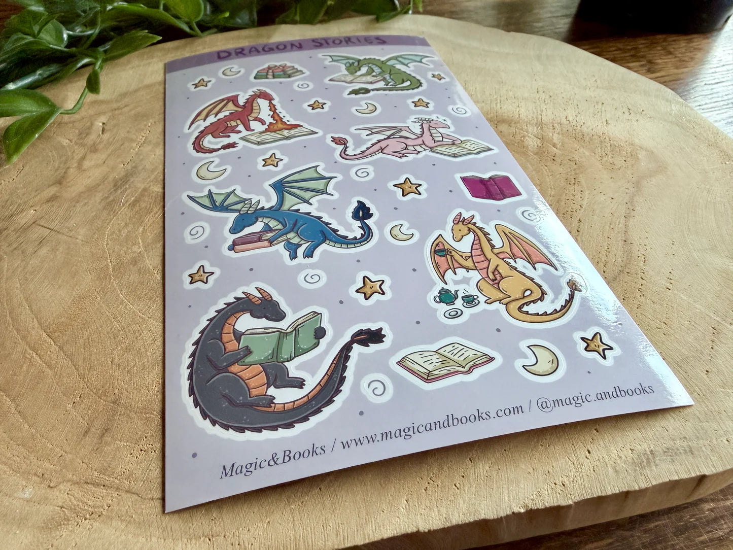 Feuille de Stickers - Dragons