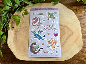 Feuille de Stickers - Dragons