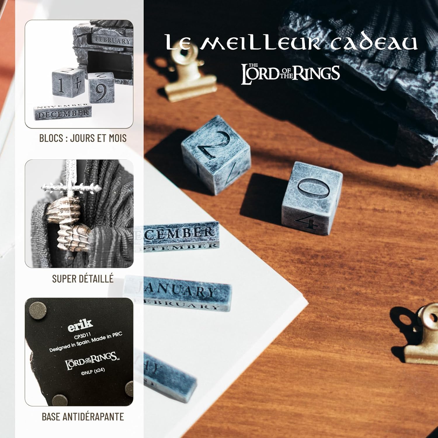 Figurine et calendrier perpétuel Nazgûl