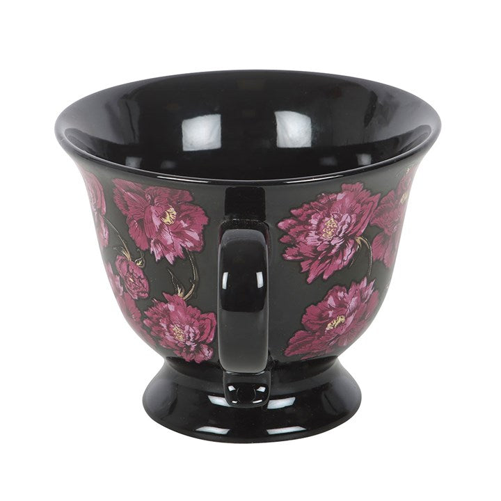 Grande tasse à thé à motif floral « Dark Romance » - La Muchette