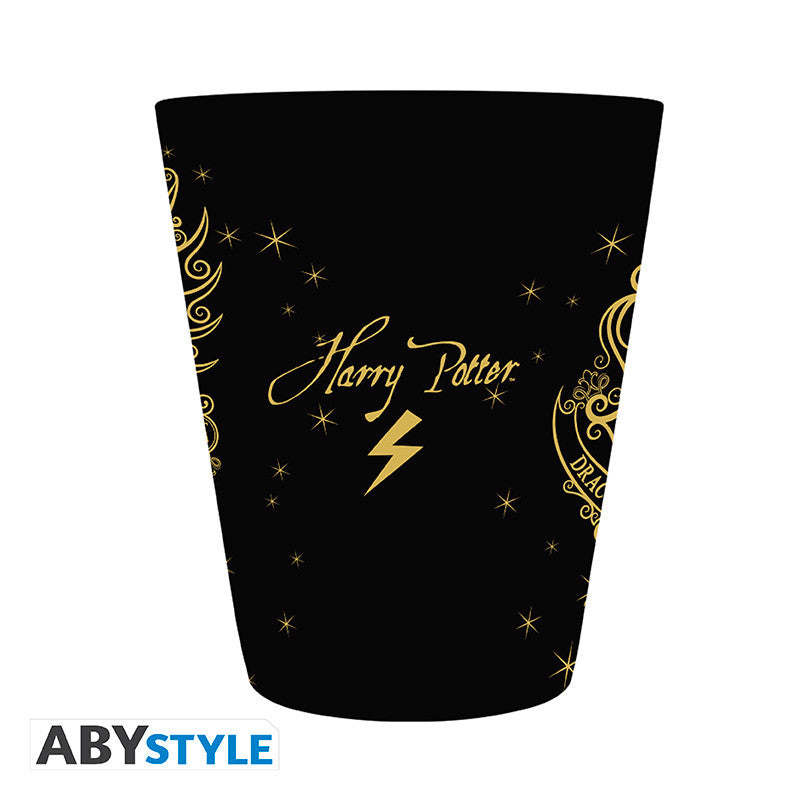 Mug Phénix & Poudlard - Harry Potter - Tasse Dorée Mat & Foil (250ml) - Céramique