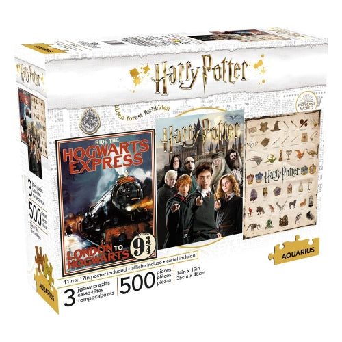 Pack 3 puzzles Movie Poster (500 pièces)