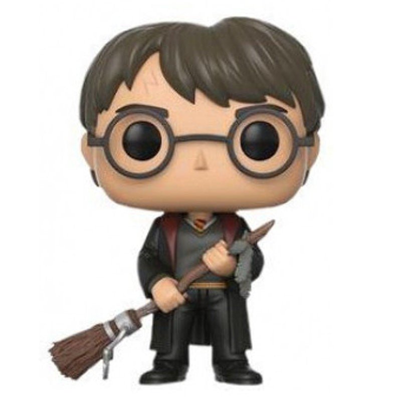 Figurine POP! Movies Vinyl Harry with Firebolt & Feather 9 cm - La Muchette