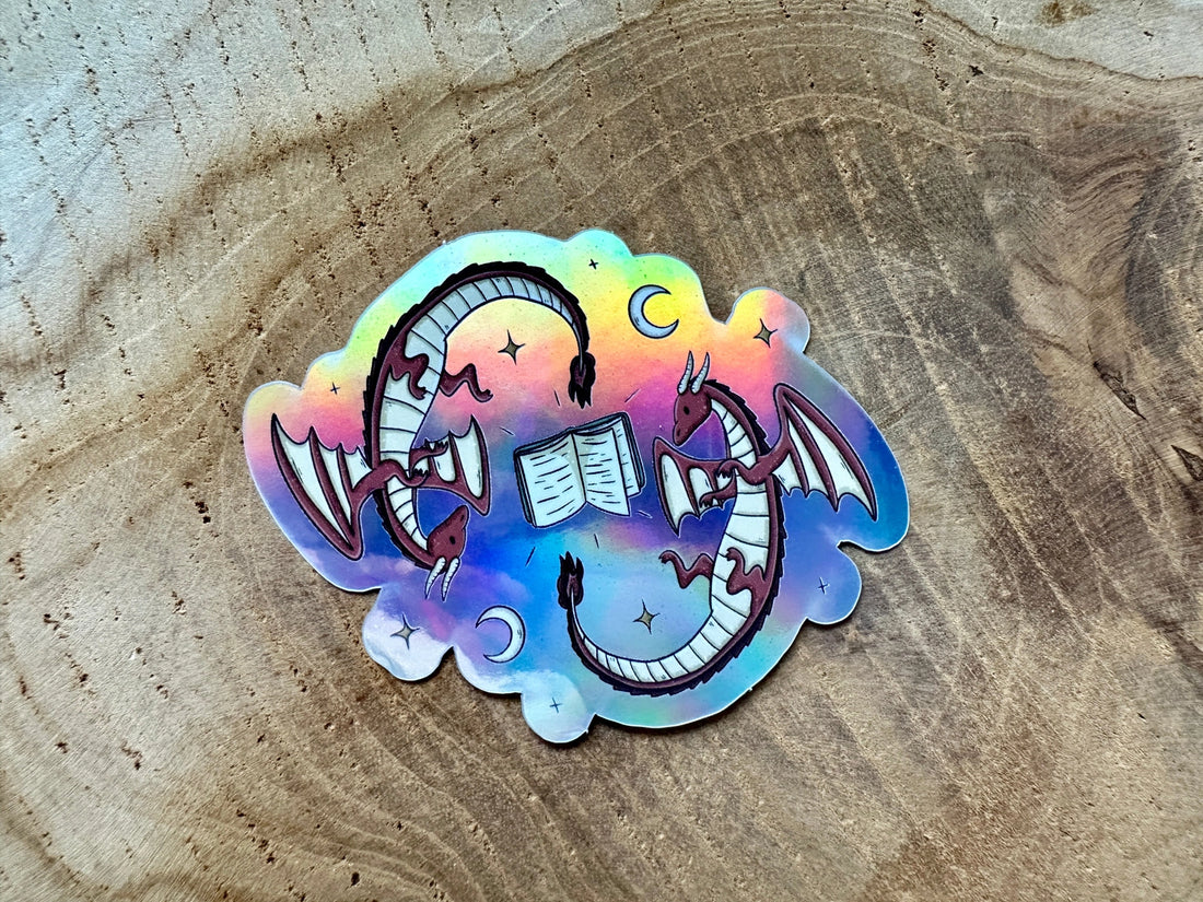 Sticker holographique Dragon - La Muchette