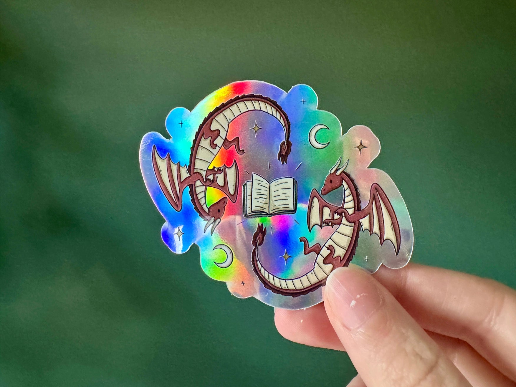 Sticker holographique Dragon - La Muchette
