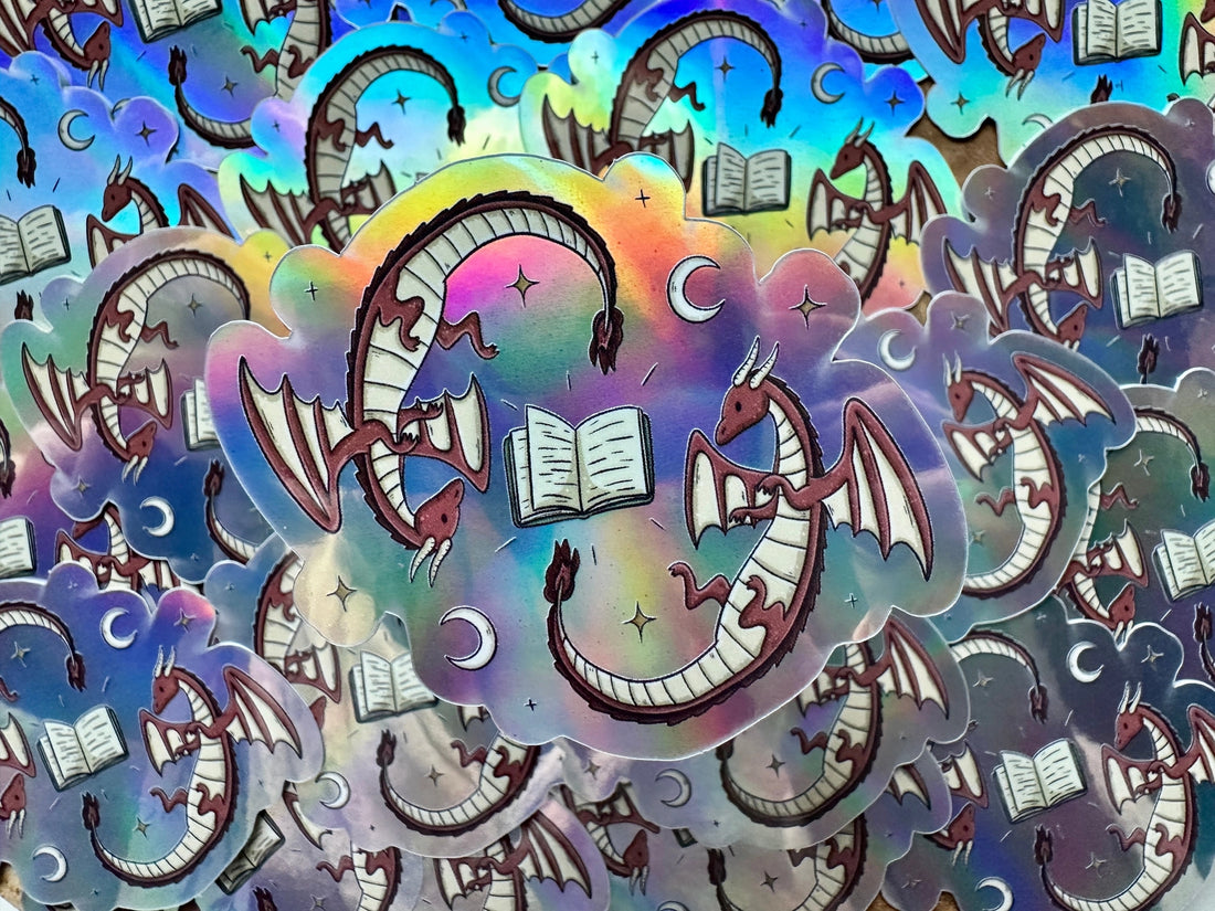 Sticker holographique Dragon - La Muchette