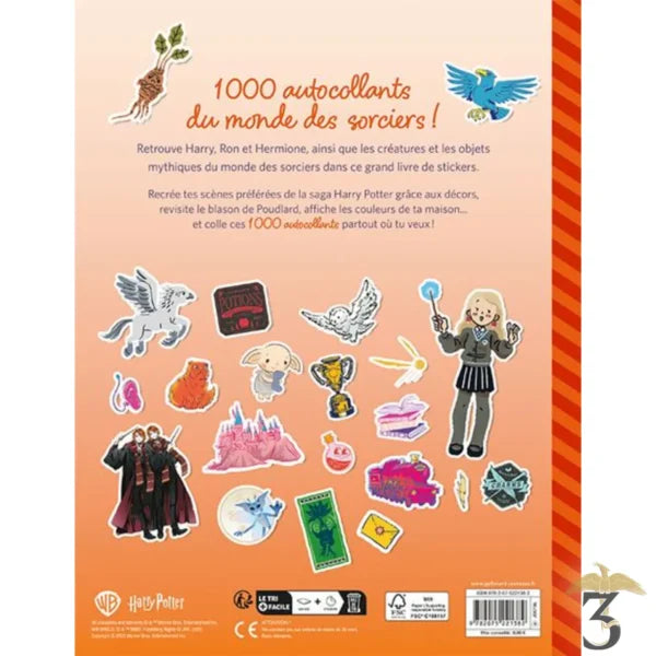 Le livre des stickers de Poudlard - 1000 autocollants - La Muchette