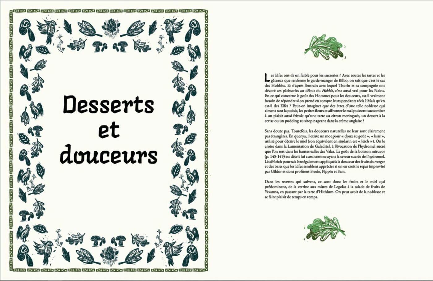 Les recettes elfiques - La Muchette