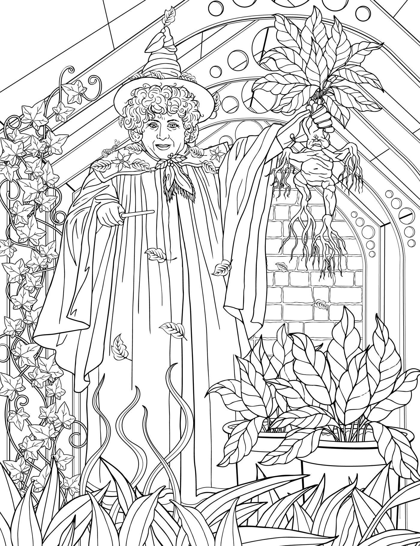 Livre de coloriage - Poufsouffle - La Muchette