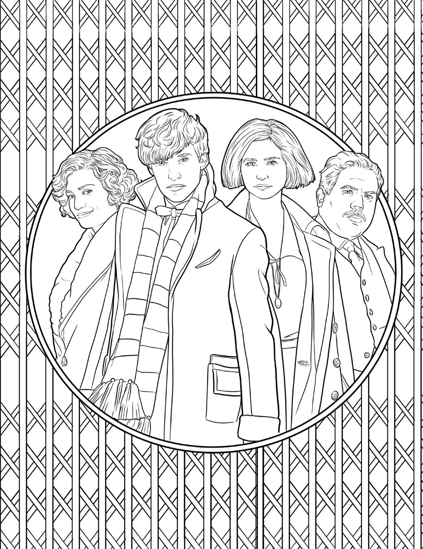 Livre de coloriage - Poufsouffle - La Muchette