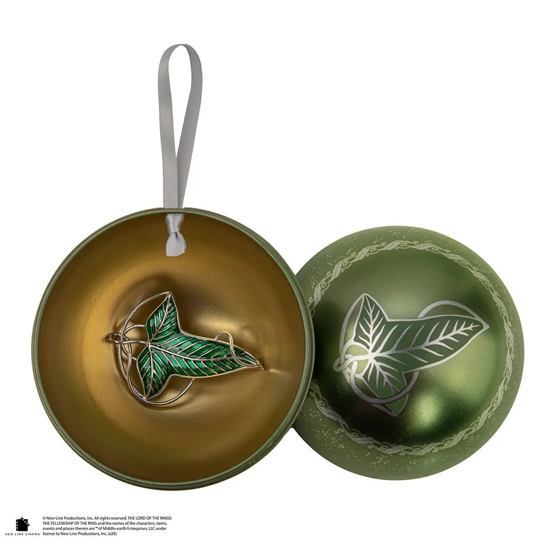 Boule de noël cadeau - Broche de la Lorien - La Muchette