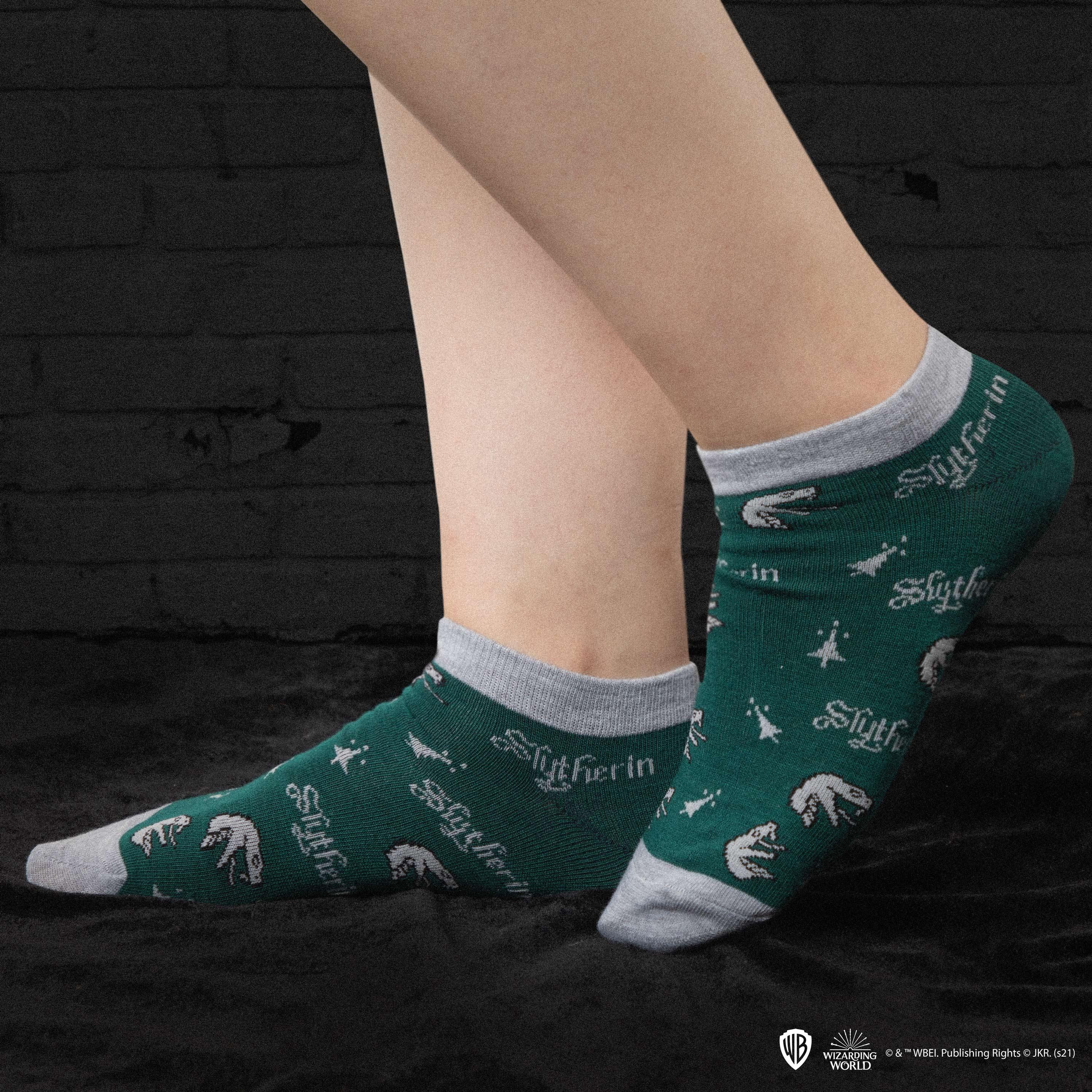 Lot de 3 paires de chaussettes courtes Serpentard - La Muchette