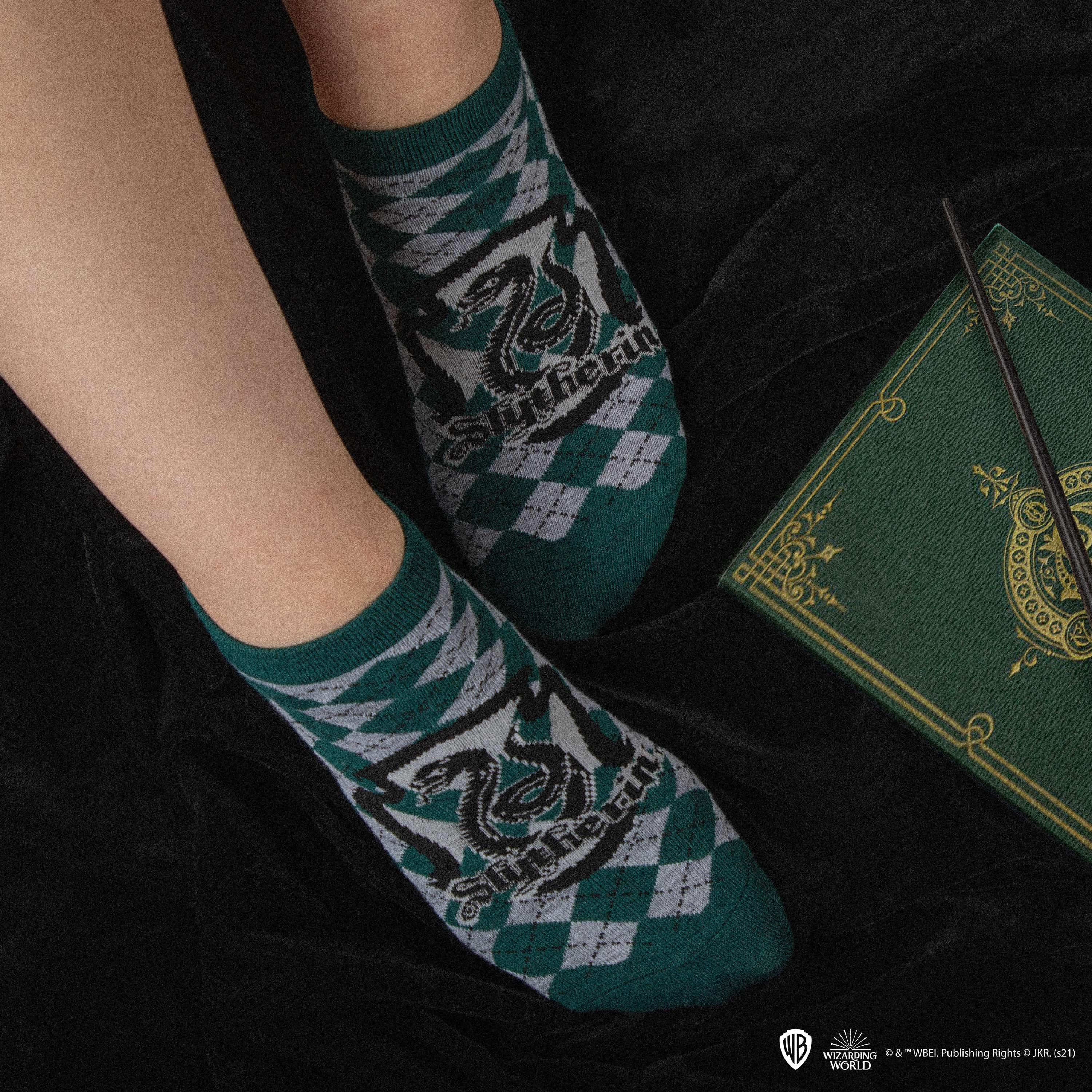 Lot de 3 paires de chaussettes courtes Serpentard - La Muchette